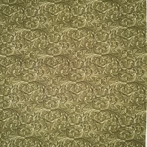 Green on Green Swirl - Camellia by Jackie Robinson for Benartex Fabric - 1/2 YD